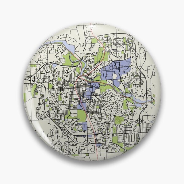 Item preview, Map of Ann Arbor designed and sold by Medajor.
