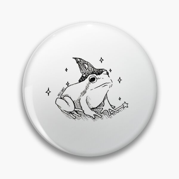 Item preview, Wizard frog ink design designed and sold by hollyisnotanart.