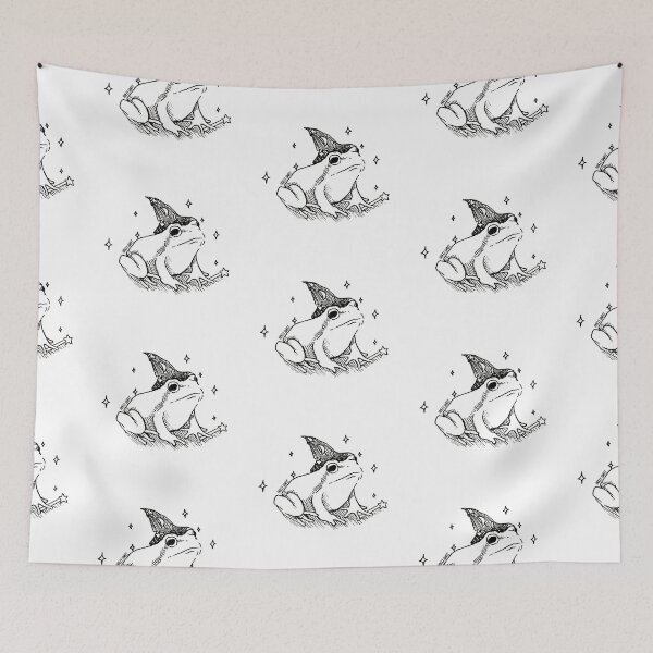 Item preview, Wizard frog ink design designed and sold by hollyisnotanart.