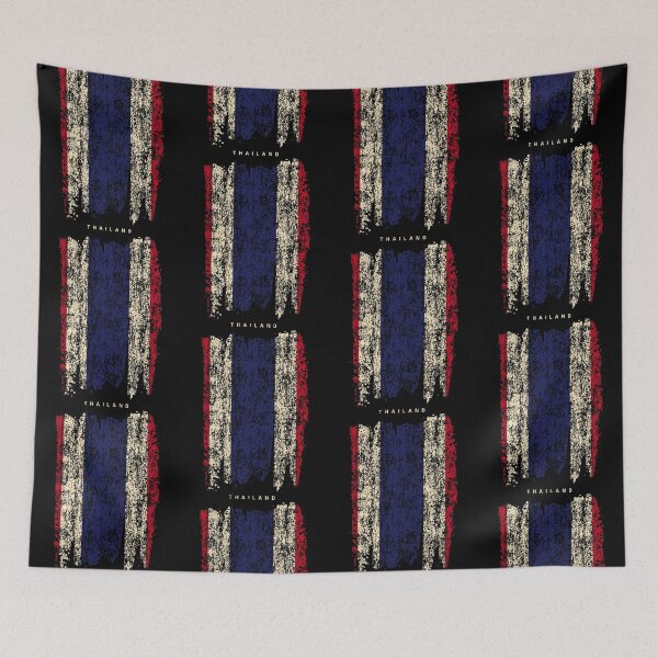 Item preview, Vintage Thailand Flag Retro Thai Flag designed and sold by zajoo.