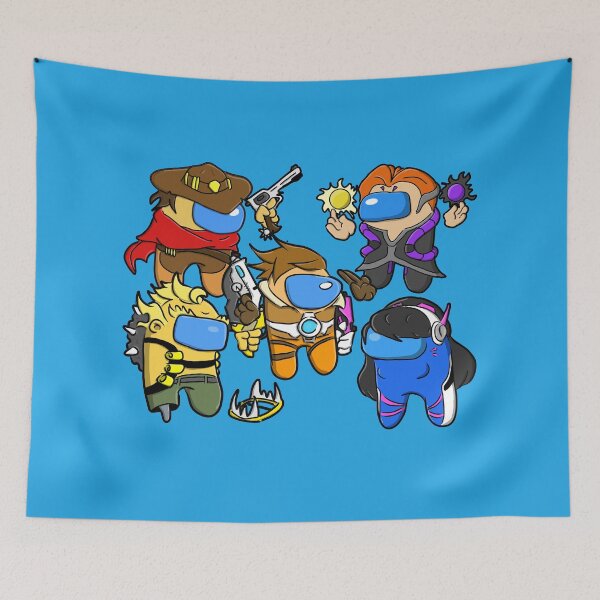 Item preview, Crewmate Heroes designed and sold by wonkeeland.