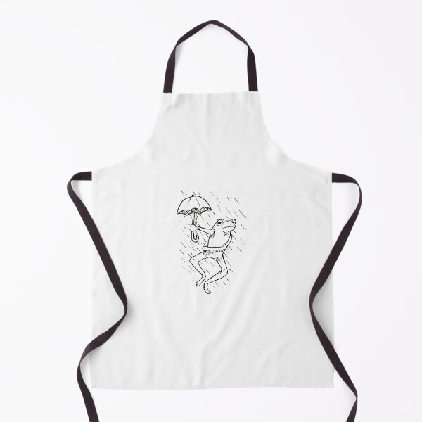 Item preview, Umbrella frog in rain ink design designed and sold by hollyisnotanart.