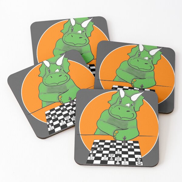 Item preview, Triceratops playing chess designed and sold by xantilly.