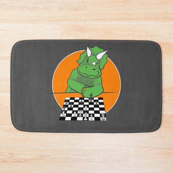 Item preview, Triceratops playing chess designed and sold by xantilly.