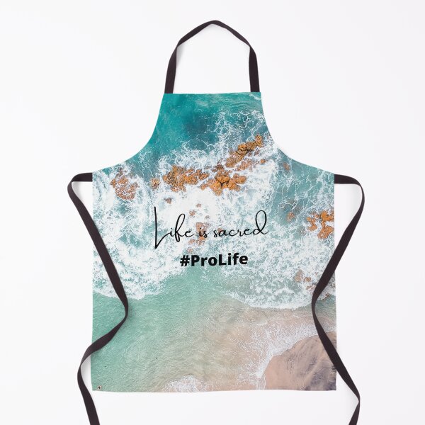 Item preview, Life Is Sacred #ProLife Beach Background designed and sold by ChristianCoding.