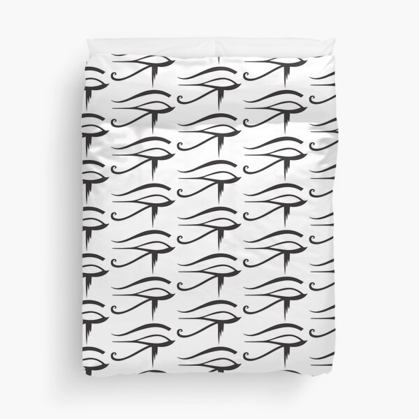 Death Adjacent- Eye of Horus Duvet Cover