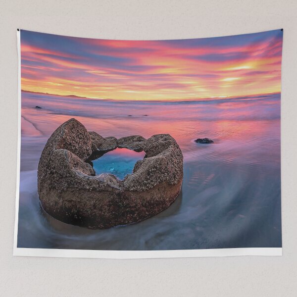 Item preview, Moeraki Boulders Sunrise designed and sold by WadeBuchan.