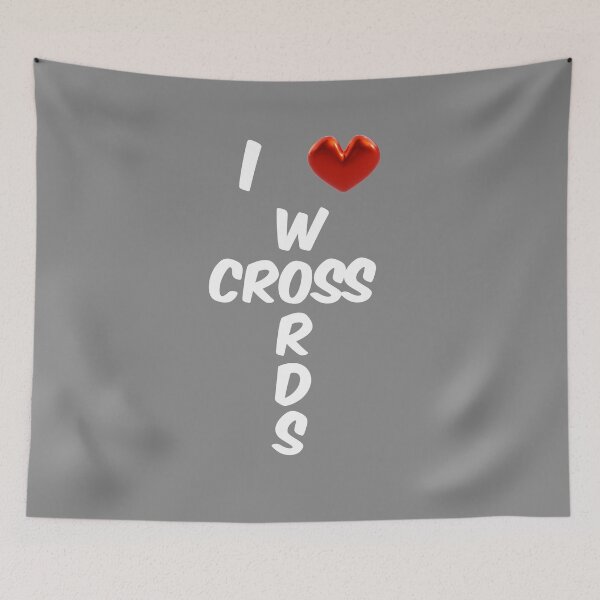 Item preview, I Love Crosswords Gift designed and sold by bradm50.