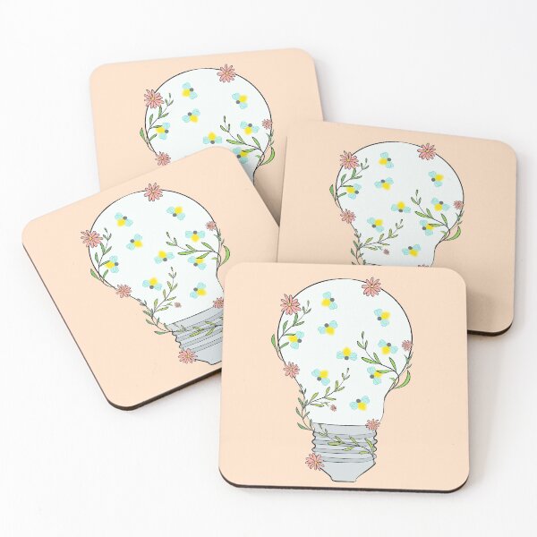 Item preview, Floral Light Bulb With Fireflies In It designed and sold by Lizzamour.