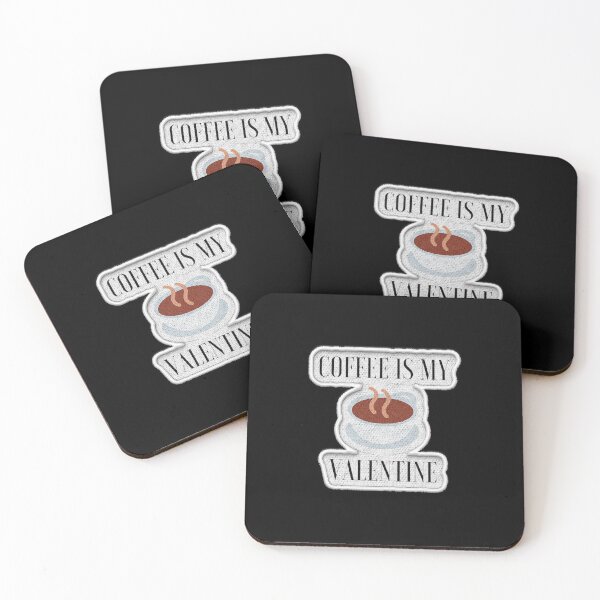 Item preview, Coffee Is My Valentine Patch designed and sold by patcherie.