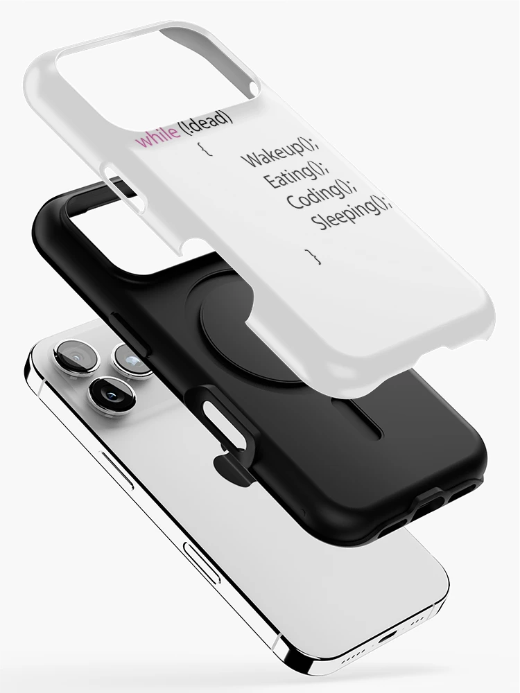 Thumbnail 2 of 4, iPhone Case, programming in life - Coding Programming  designed and sold by UrahGo.