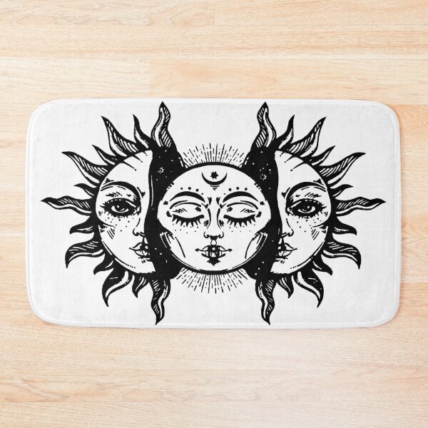 Artikelvorschau, Sonne und Mond Schwarz-Weiß-Design entworfen und verkauft von carlarmes.
