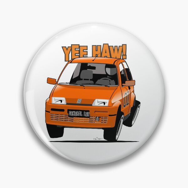 Item preview, Fiat Cinquecento General Lee caricature designed and sold by car2oonz.