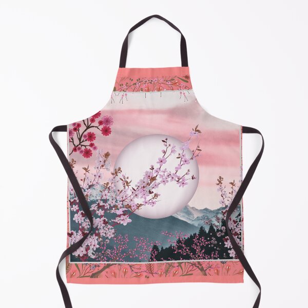 Item preview, Marco de flor de cerezo de luna japonesa designed and sold by MerchActually.