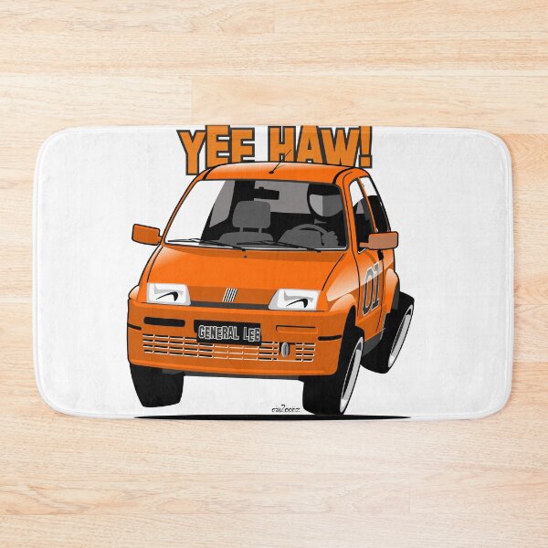 Item preview, Fiat Cinquecento General Lee caricature designed and sold by car2oonz.