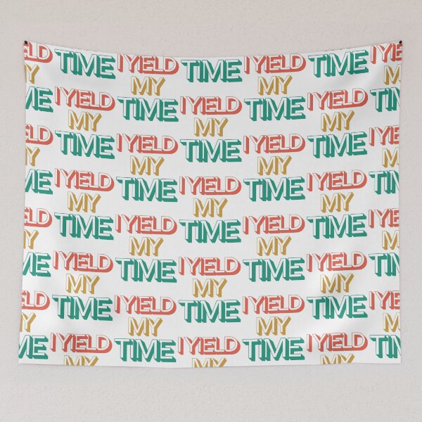 Item preview, I Yield My Time - Vintage Typography  designed and sold by Valuential.