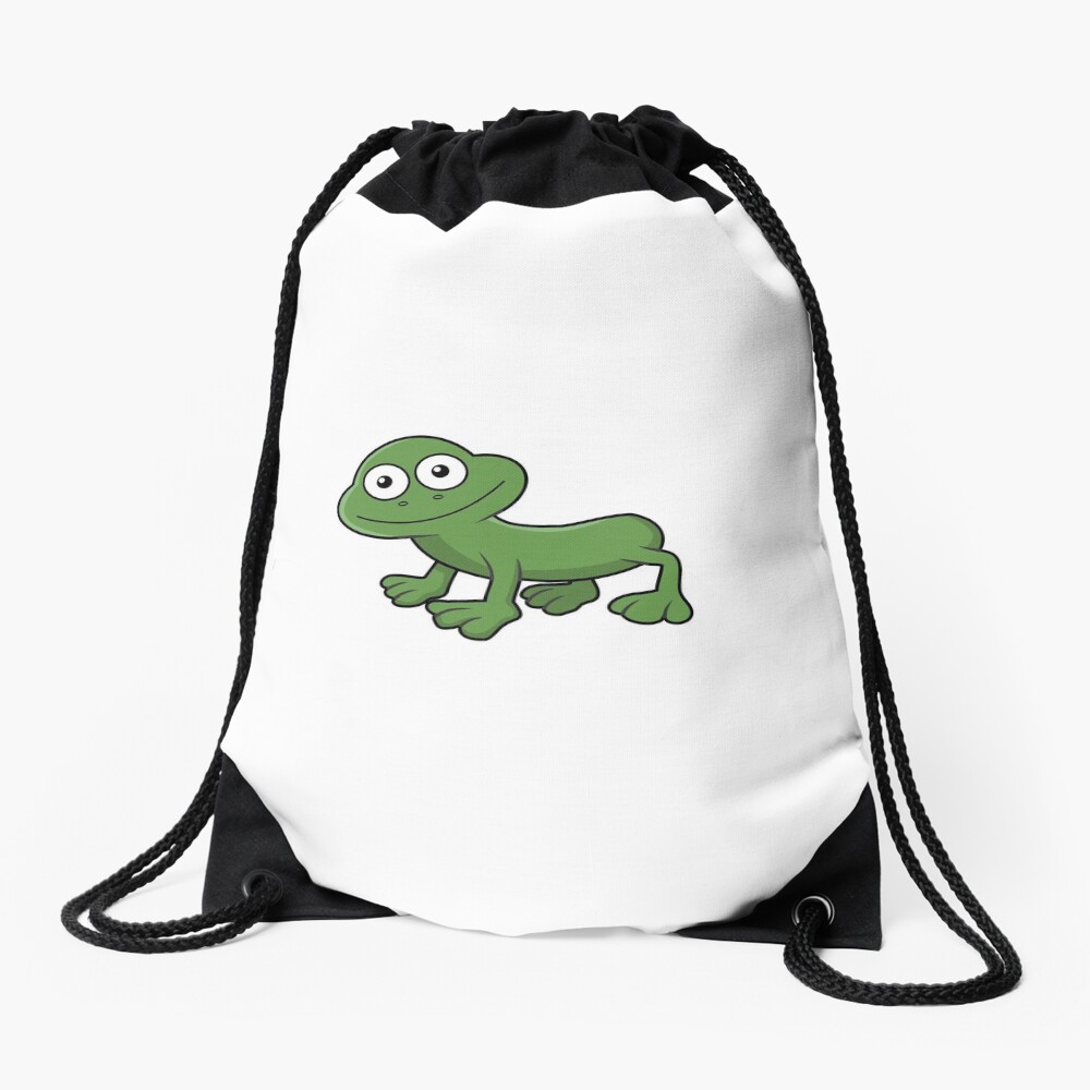 Sausage Frog Drawstring Bag