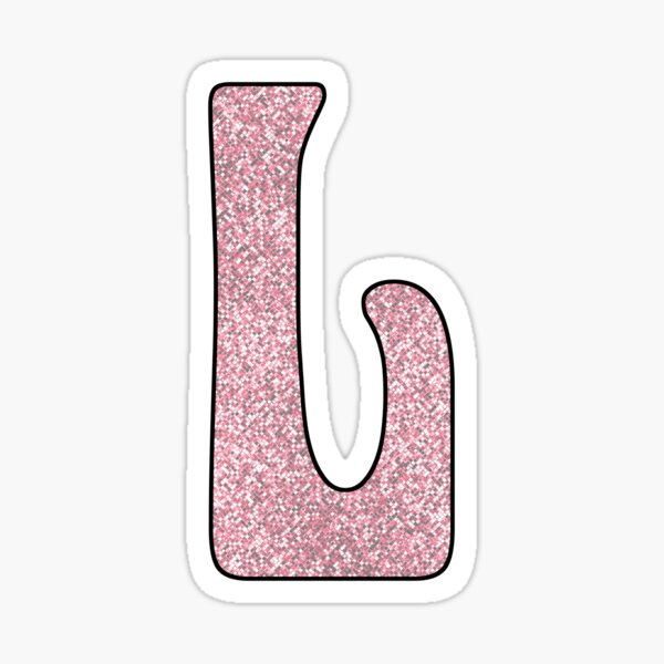 pink letter y glitter style alphabet initial sticker for sale by witchnitch redbubble
