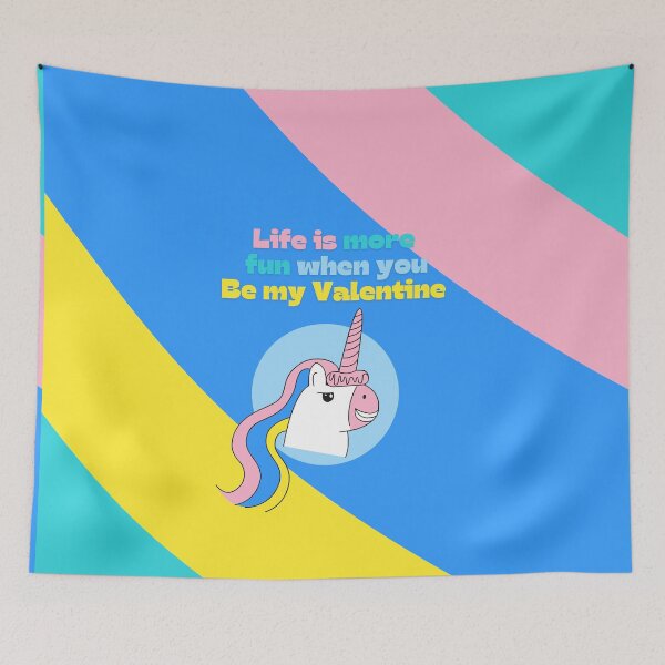 Item preview, Unicorn Valentines Day designed and sold by TOP-DESIGN4U.