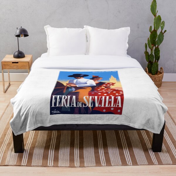 Artikelvorschau, 1961 SPANIEN Feria De Sevilla Poster entworfen und verkauft von retrographics.