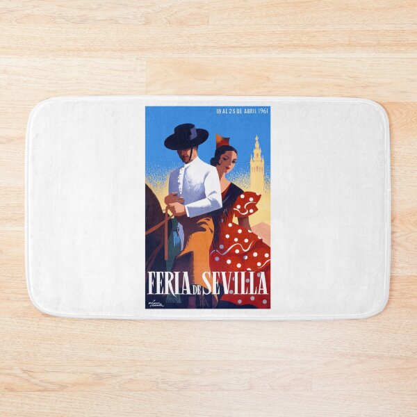 Item preview, 1961 SPAIN Feria De Sevilla Poster designed and sold by retrographics.