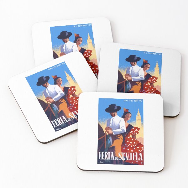 Item preview, 1961 SPAIN Feria De Sevilla Poster designed and sold by retrographics.