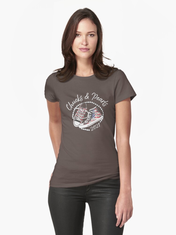 Chucks And Pearls Kamala Harris VP Inauguration 2021 T-Shirt