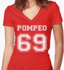 Ellen Pompeo '69 Women's Fitted V-Neck T-Shirt