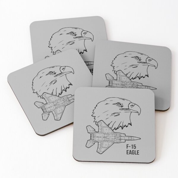 Item preview, F-15 Eagle Vintage Styled Logo designed and sold by artbyedo.