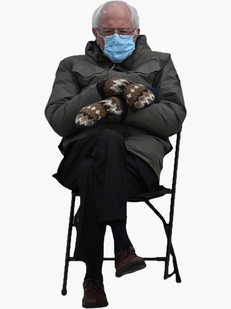 Bernie Sanders Sitting by cityinbloom