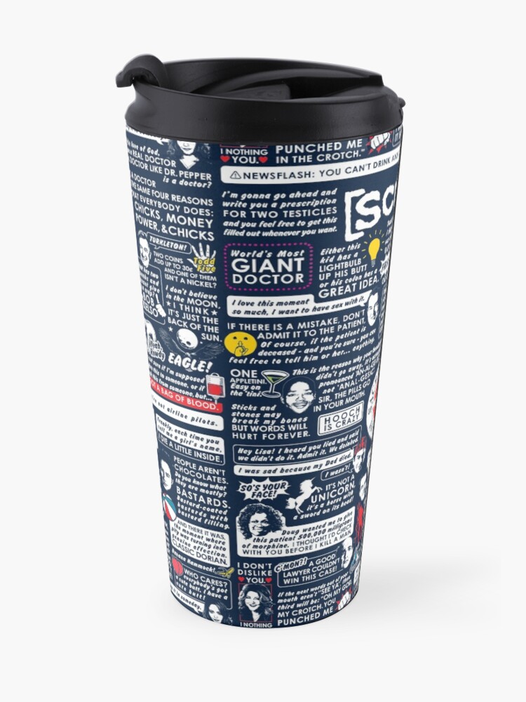 Alternate view of Wise Words of Scrubs Travel Mug