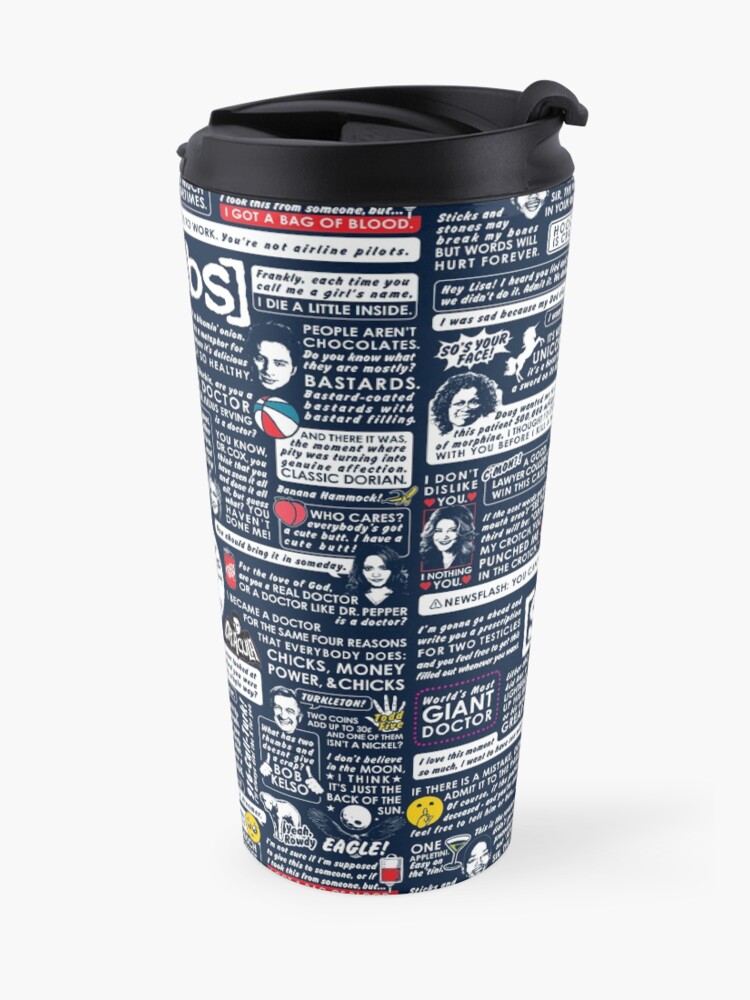 Alternate view of Wise Words of Scrubs Travel Mug