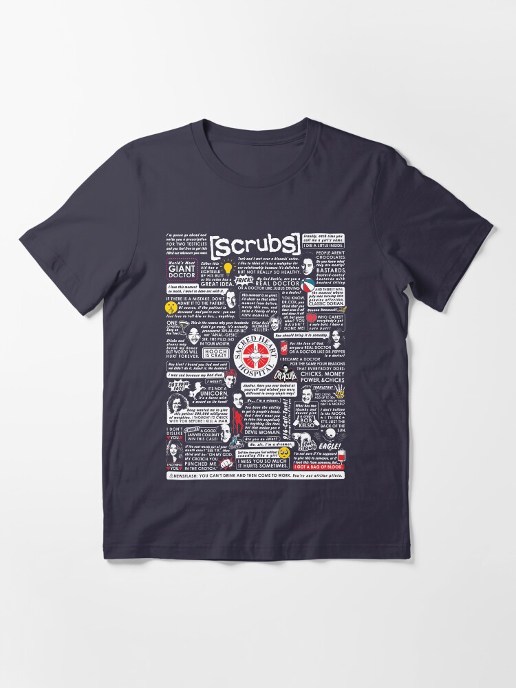 Alternate view of Wise Words of Scrubs Essential T-Shirt