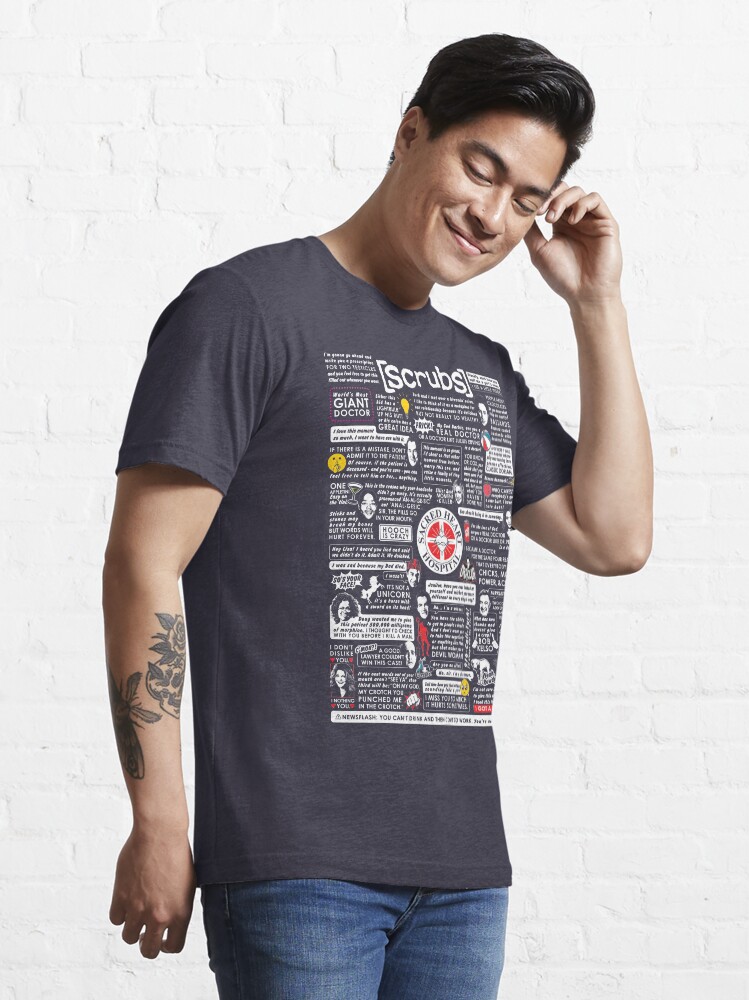 Alternate view of Wise Words of Scrubs Essential T-Shirt