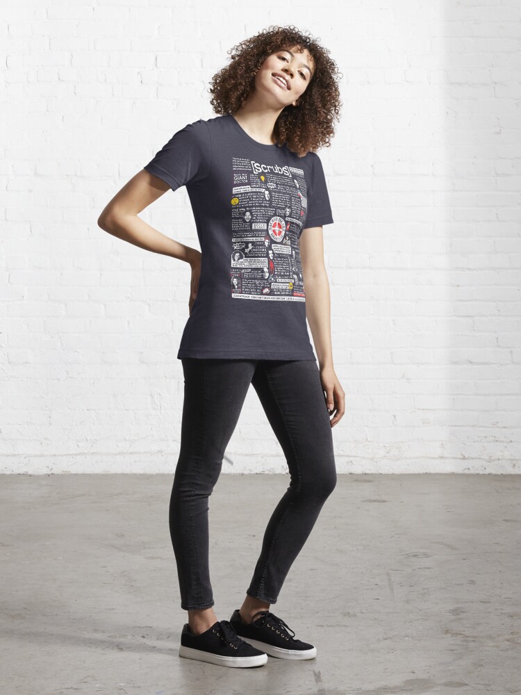 Alternate view of Wise Words of Scrubs Essential T-Shirt