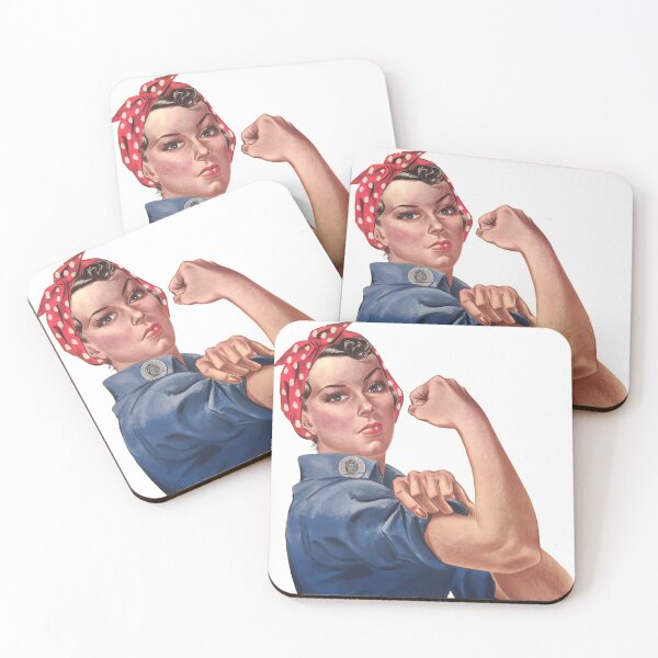 Item preview, Rosie the Riveter american media icon associated with female defense workers during World War II designed and sold by mirrorimages.