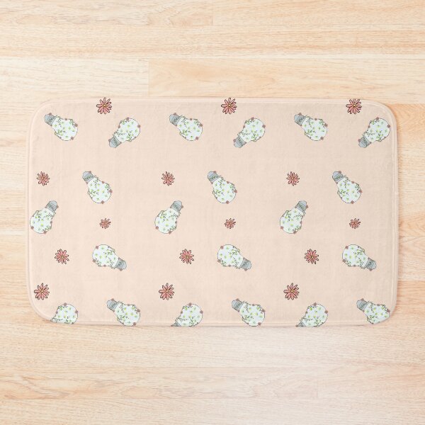 Item preview, Floral Light Bulb With Fireflies In It Pattern designed and sold by Lizzamour.