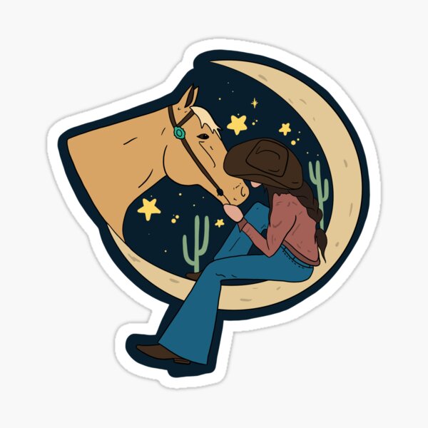 Space Cowgirl Sticker
