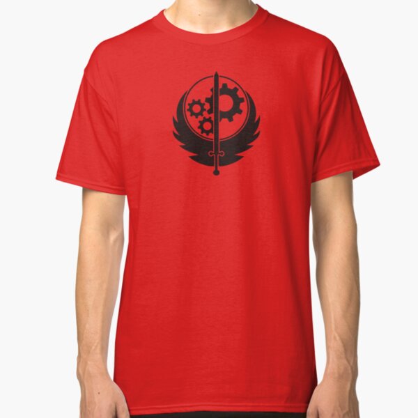 Brotherhood of Steel Emblem (Black) Classic T-Shirt