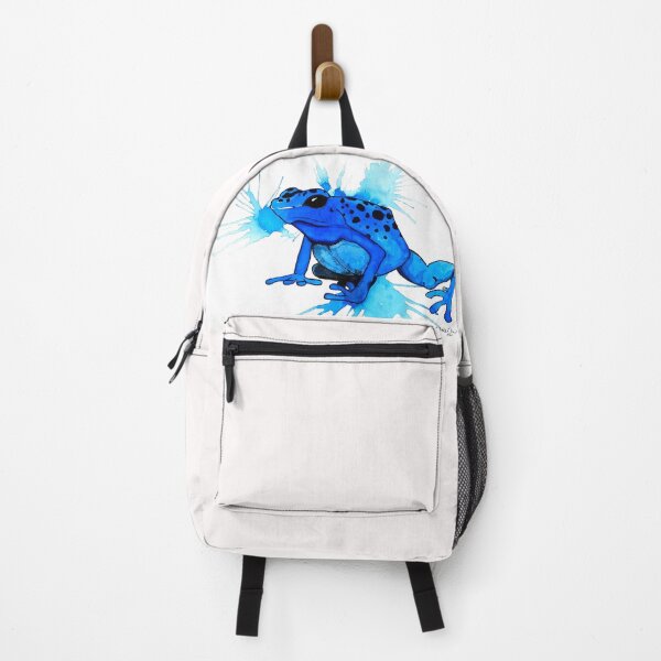 Item preview, Dendrobates Tinctorius Azureus Poison Dart Frog Watercolor designed and sold by Gyngr-art.