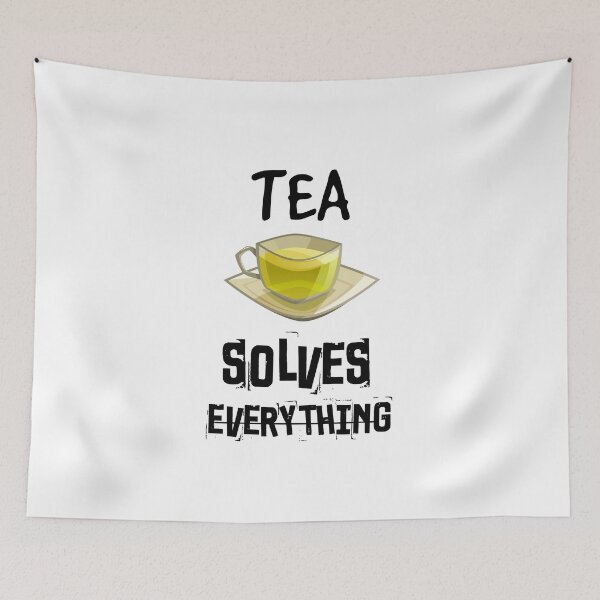Item preview, Tea Solves Everything, Tea Lover Gift, Stickers designed and sold by MoradovT-shirt.