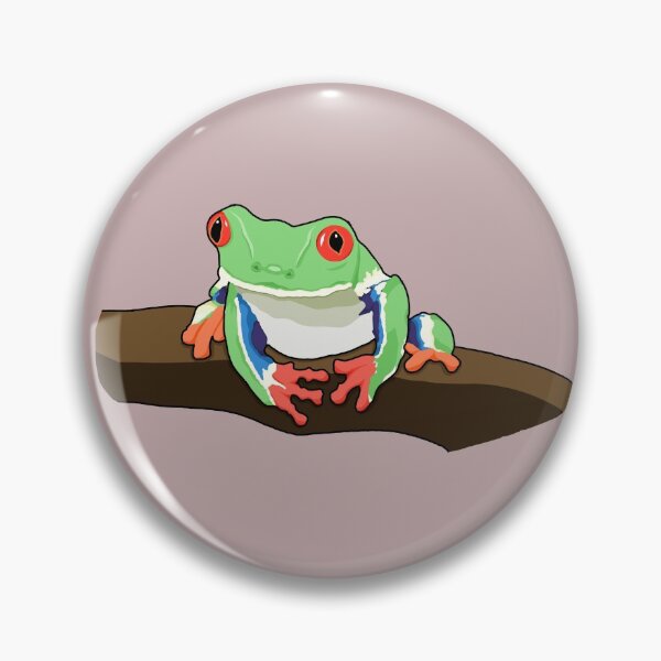 Item preview, Red-Eyed Tree Frog designed and sold by Prickly Pear Art.