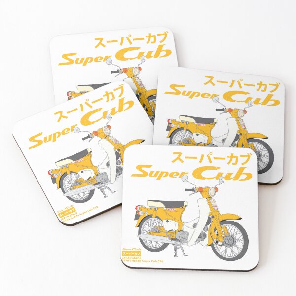 Item preview, Classic Honda Super Cub C70 (yellow color) designed and sold by Akram Ghazali.