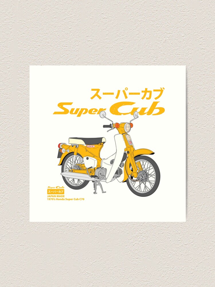 Honda Super Cub T-Shirt by Ramkumar GR - Fine Art America