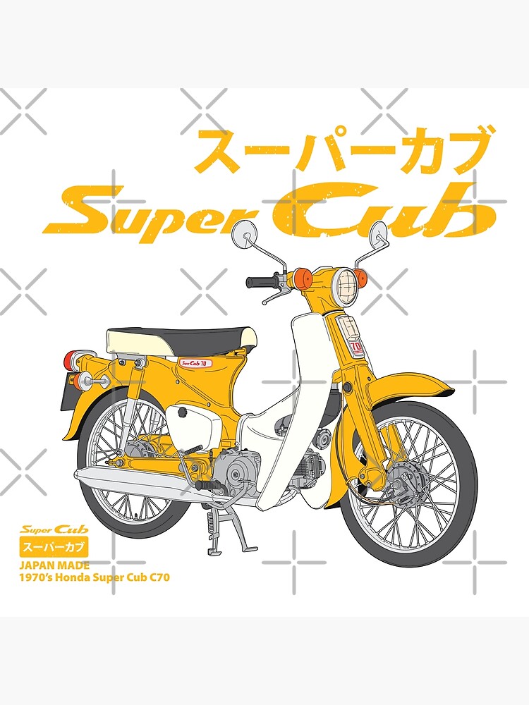 Honda Super Cub T-Shirt by Ramkumar GR - Fine Art America