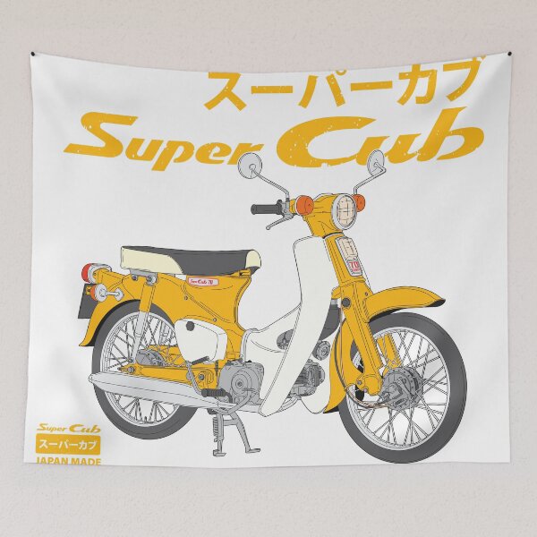 Item preview, Classic Honda Super Cub C70 (yellow color) designed and sold by Akram Ghazali.