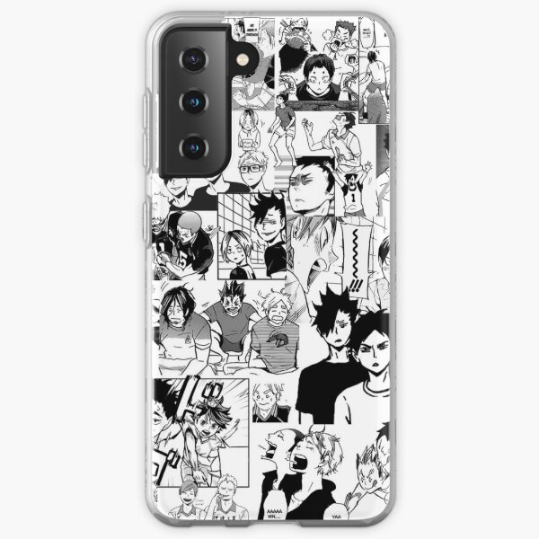 Haikyuu !! - Manga Collage Coque souple Samsung Galaxy