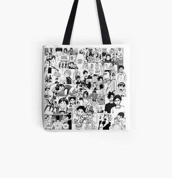 Haikyuu!! - Manga Collage All Over Print Tote Bag