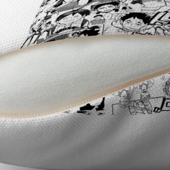 Alternate view of Haikyuu!! - Manga Collage Throw Pillow