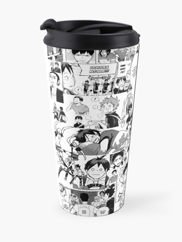 Alternate view of Haikyuu!! - Manga Collage Travel Coffee Mug